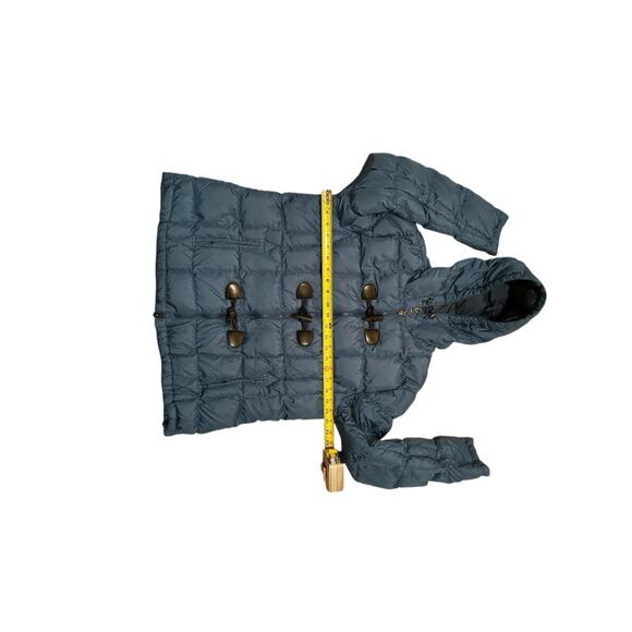 LL Bean Downtek Women L PET Hooded Puffer Jacket Blue Toggle GORPCORE Hiking - Picture 12 of 13